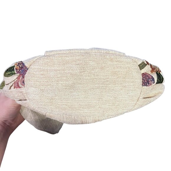 Cottagecore Embroidered Shoulder Bag Boho Whimsical Floral Tapestry Fairy Casual - Picture 5 of 12